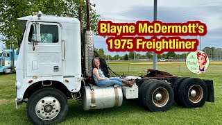 Blayne McDermott’s 1975 White Freightliner Cabover Truck Tour by Miss Flatbed Red 3,708 views 5 days ago 5 minutes, 21 seconds