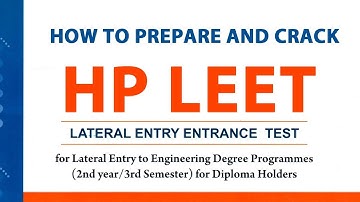 How to Prepare and Crack HP LEET?