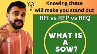 Knowing these 4 terms will make you stand out in I.T. - RFI vs RFP vs RFQ vs SOW screenshot 1