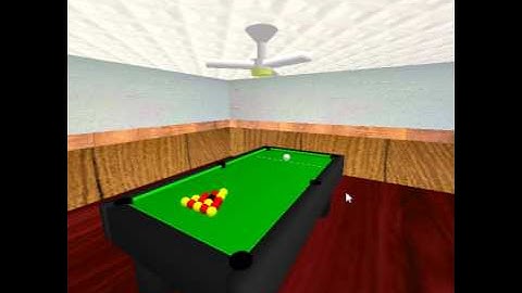 Pool Table Graphics using OpenGL