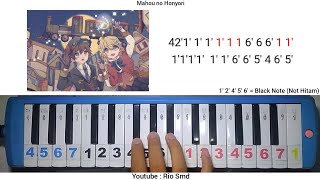 Sui - Mahou no Honyori (Pianika Cover   Not Angka)