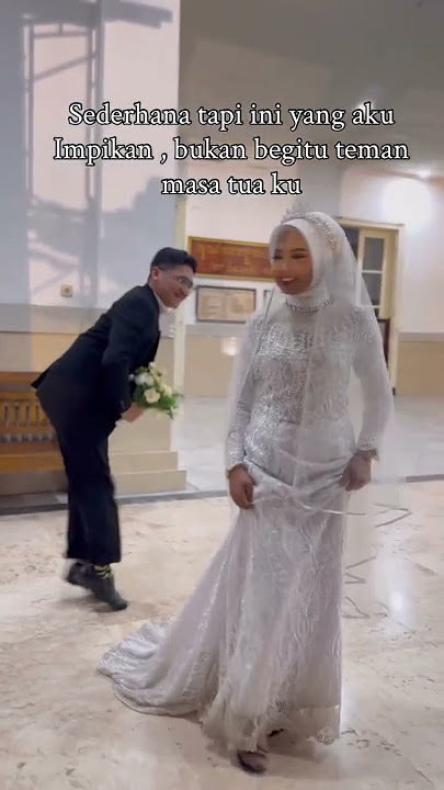 PUNYA ISTRI CREWET GILIRAN MAU DI PUKUL NOLEH🤭🤭#riaspengantin #shorts