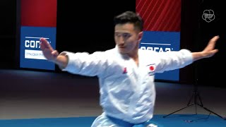 Karate1 Moscow 2019 - Male Kata BRONZE medal - Arata Kinjo vs. Kazumasa Moto