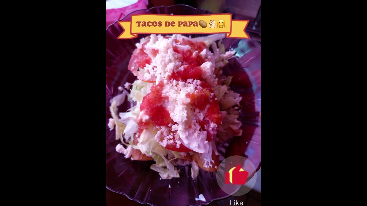 Tacos de Papa🥔 tacos tacosdorados tacosdepapa comidamexicana short viral comida YouTube
