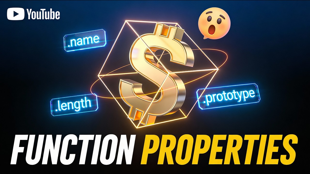 063 JavaScript Functions ARE Objects! Function Constructor & Properties ...