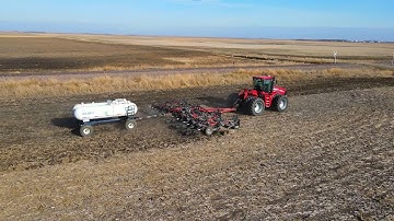 Adding Anhydrous Ammonia into corn and soy field Pt. 2