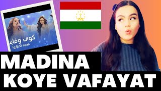 REACTION MADINA "KOYE VAFAYAT" ری اکشن شاه دخت ایرانی به آهنگ تاجیکستانی کوی وفایت از مدینه