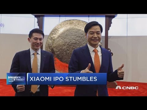 Chinese smartphone giant Xiaomi marks its first day of trading from YouTube · Duration: 32 seconds Chinese smartphone giant Xiaomi marks its first day of trading from YouTube · Duration: 32 seconds