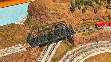 N Scale Walthers Double Track Truss Bridge Build. (part3)