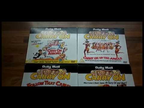 SELECTION OF 6 X DAILY MAIL DVD CARRY ON MOVIES FILMS