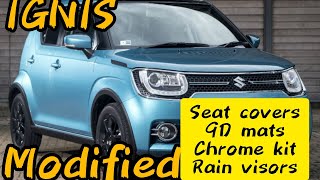 Maruti IGNIS | Seat covers | 9Dmats |CHROME KIT ❤pasa wasool |discounts