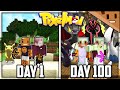 We Spent 100 Days in Minecraft PIXELMON... Here's What Happened (Duo Minecraft)