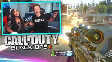 TEACHING GIRLS HOW TO TRICKSHOT ON BLACK OPS 2!!