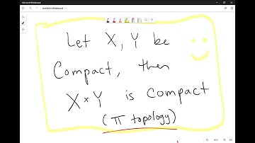 Product of Two Compact Spaces is Compact (PROOF)