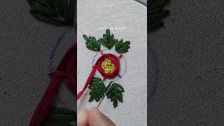 Woven wheel rose hand embroidery -  how to do the weaving - Hand embroidery Lesson