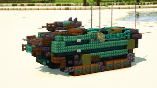 Minecraft AAV-7 USMC Amphibious Assault Vehicle Tutorial