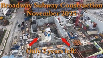 Broadway Subway Construction November 2025