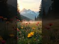 Peaceful Mountain Landscape with Birdsong | Relaxing Nature Sounds for Calm & Focus #ai