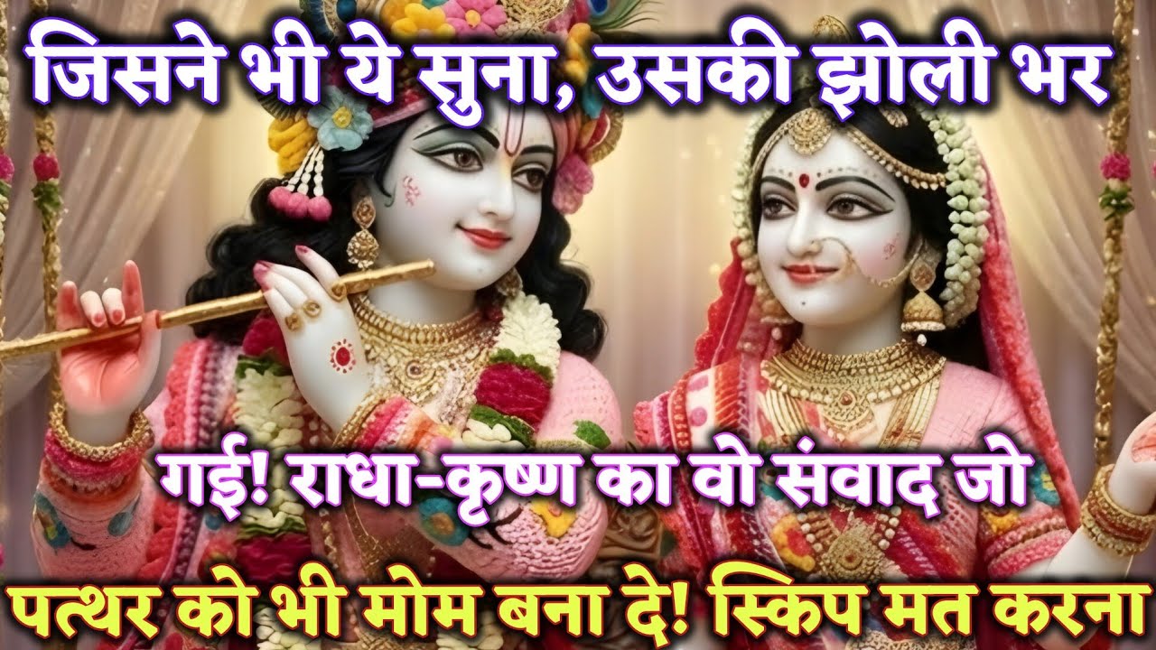 जिसने भी ये सुना, उसकी झोली भर गई! 🌹 राधा-कृष्ण का वो @Radharani-ka-ashirwad #motivation #maa 