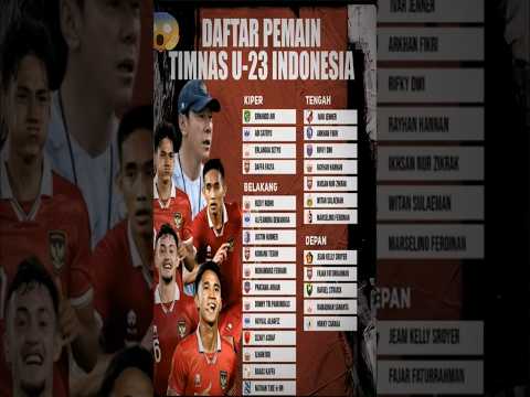 UPDATE ! 😱 NATHAN TJOE A ON GABUNG DI 28 PEMAIN TIMNAS INDONESIA UNTUK PIALA ASIA U23 #nathantjoeaon