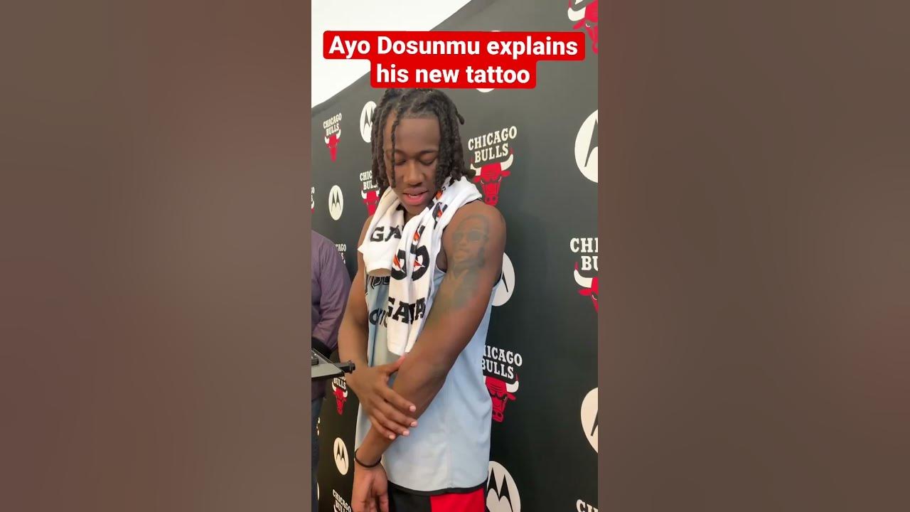 Bulls' Ayo Dosunmu gets tattoo to honor late friend, Darius Brown