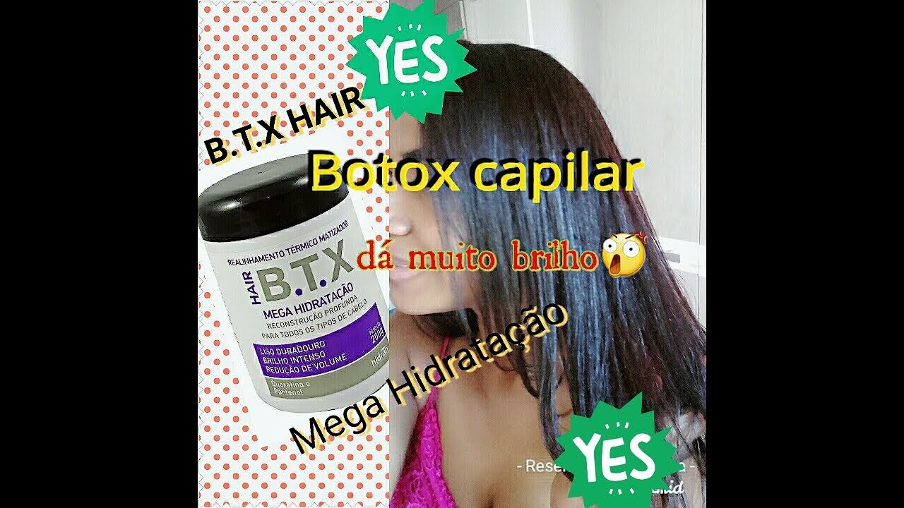 Fiz Botox no cabelo💕B.T.X HAIR Hidran''💗 YouTube