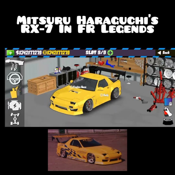 Mitsuru Haraguchi's RX-7 in FR Legends #shorts #jdm #frlegends