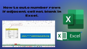 🔥How to auto number rows if adjacent cell not blank in excel ||🔥Excel Tips &Tricks -Bangla Tutorial