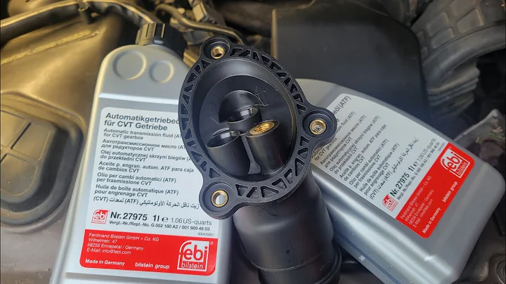 2011 Audi A4 2.0T CVT transmission fluid and filter replace / add.