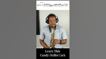 Learn this Candy Dulfer saxophone lick! #saxophone #improvisation #smoothjazz #howtoplaysaxophone