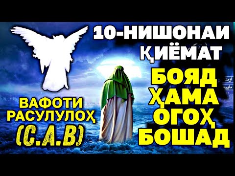 10-НИШОНАИ ҚИЁМАТ Ва ВАФОТИ РАСУЛУЛОҲ (С.А.В) БОЯД ҲАМА ОГОҲ БОШАД