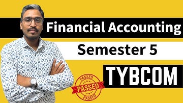 tybcom financial accounting semester 5 | University of Mumbai