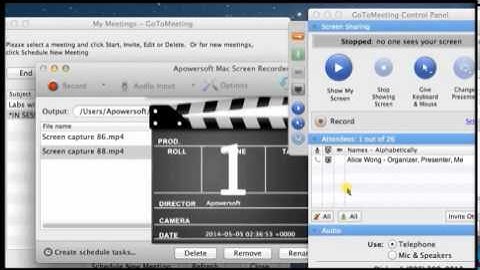 How to Record Gotomeeting Sessions on Mac
