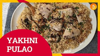 Yakhni Pulao easy recipe by chef Jalal on Aaj Food