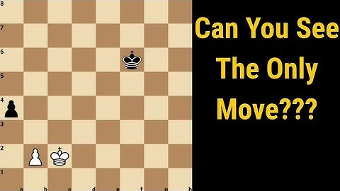 White Has a Single Way To Win This!