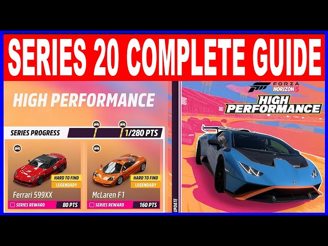 High Performance: Forza Horizon 5 Series 20 High Performance