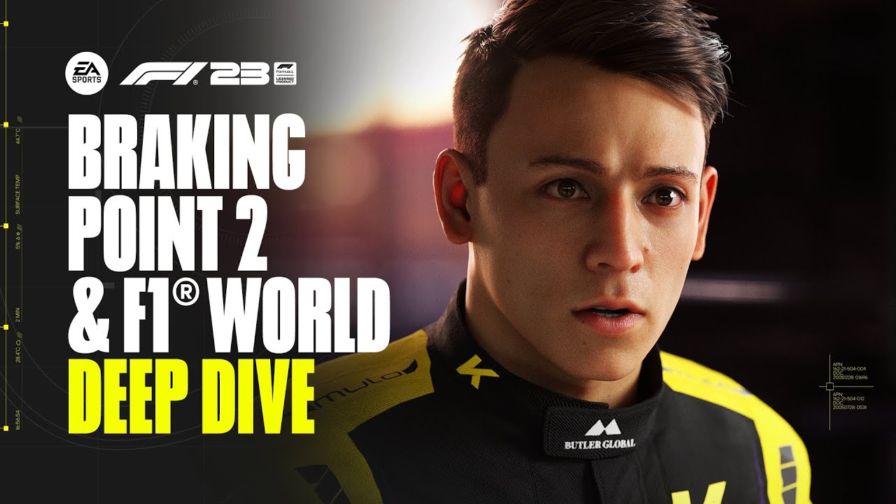  Tweede Deep Dive-video EA SPORTS F1 23 focust zich op verhaalmodus Braking Point en F1 World