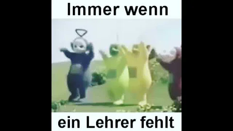 Immer wenn der Lehrer fehlt
