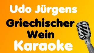 Udo Jürgens • Griechischer Wein • Karaoke