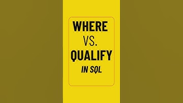 Interviewers will reject you if you don’t know this | WHERE vs QUALIFY | SQL interview questions