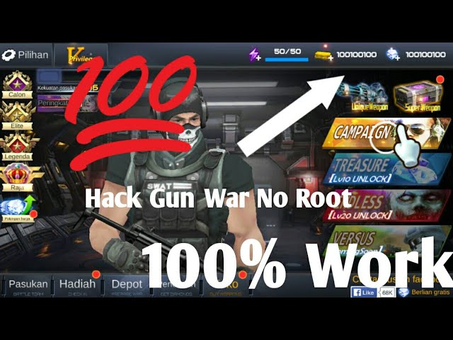 Gun War Mod Apk Unlimited Gold And Diamond No Root 