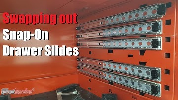 Snap-On Drawer Slider Replacement / Relocation | AnthonyJ350