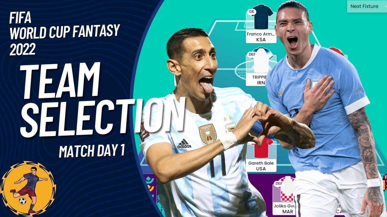 WORLD CUP FANTASY MATCH DAY 1 TEAM SELECTION | 12TH MAN ACTIVE? | FIFA WORLD CUP 2022 | FANTASY TIPS