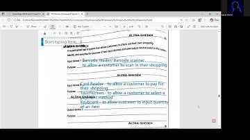 Input devices past papers part 4 Chapter 3 Hardware O Level Computer Science