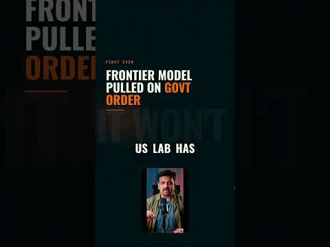 🚨 The US government just shut down Claude's best model. Today. Anthropic disabled Fable 5 + Mythos
