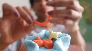 ASMR 1 hour Tiny Clay Making 🧚‍♀️ Quiet crafting for studying, relaxing, sleeping 💤