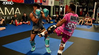 Sparring Session ft Saenchai & Duangdawnoi at Team Oyama Gym | YOKKAO USA Tour 2023