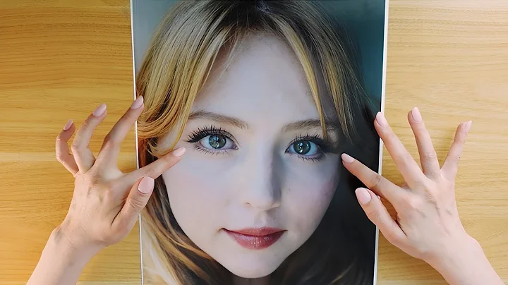 ✨ Tracing Beautiful Faces ✨️ ASMR Face Touching, Compliments & Color Notes pt.1