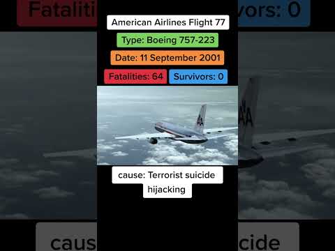 American Airlines Flight 77 Crash Animation #911 #shorts