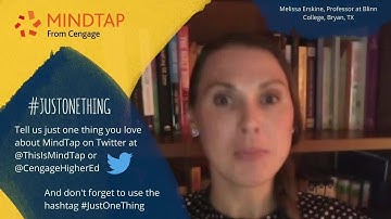 Learn More About the MindTap Progress App with Melissa Erskine